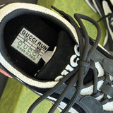 Gucci soft grey luxury sneakers view 7 premium leather build