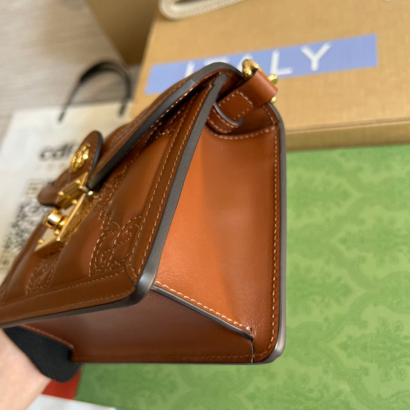 Interior view of poised premium bag