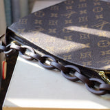 Front view of chic premium women's handbag – women's luxury handbag