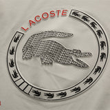 Full styled look of Lacoste luxury clothing with tailored silhouette