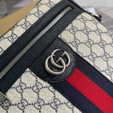 Side profile of signature premium women's handbag – women's statement bag