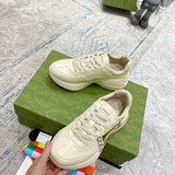 Gucci bold contrast luxury sneakers view 6 sleek tonal finish