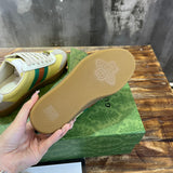Gucci fresh white-and-black luxury sneakers view 4 minimalist modern build