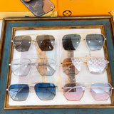 Lifestyle view of Louis Vuitton unisex sunglasses
