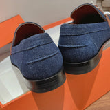 Hermès Nude Slip-On Sneakers - Full Silhouette View