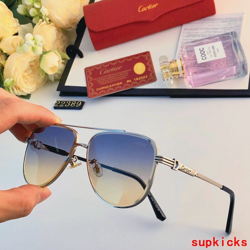 Full view of Cartier unisex sunglasses