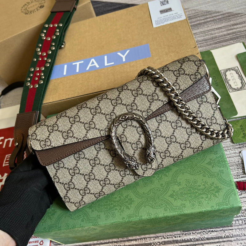 Front view of statement elevated women's handbag – women's designer-style accessory