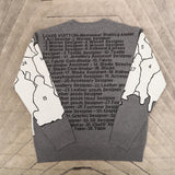 Side profile of Louis Vuitton luxury clothing with logo-detail design