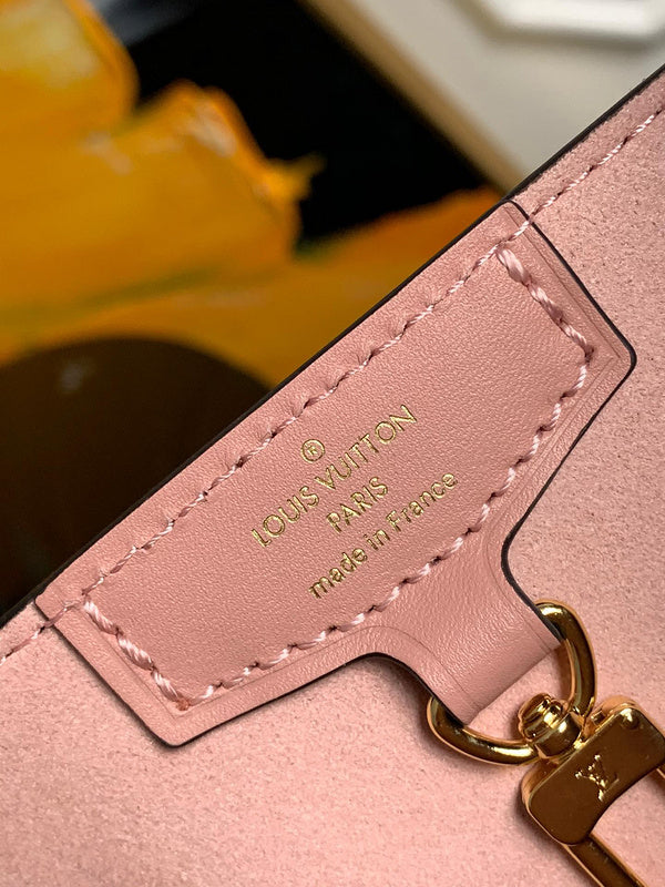 Front view of classic signature women's handbag – women's luxury handbag