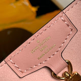 Front view of classic signature women's handbag – women's luxury handbag