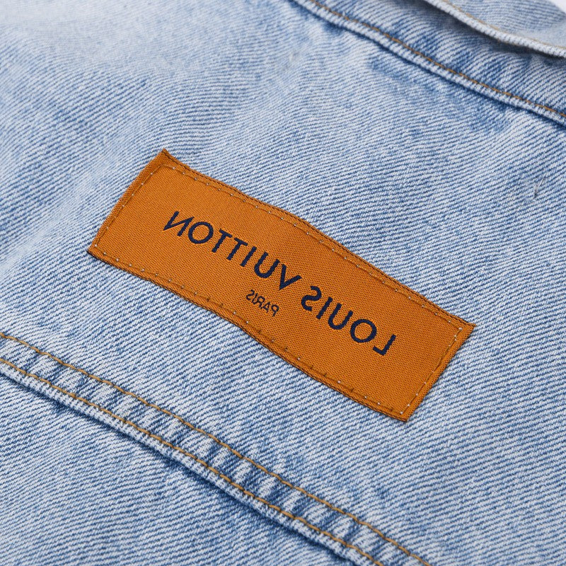 Full styled look of Louis Vuitton luxury clothing with relaxed-fit cut