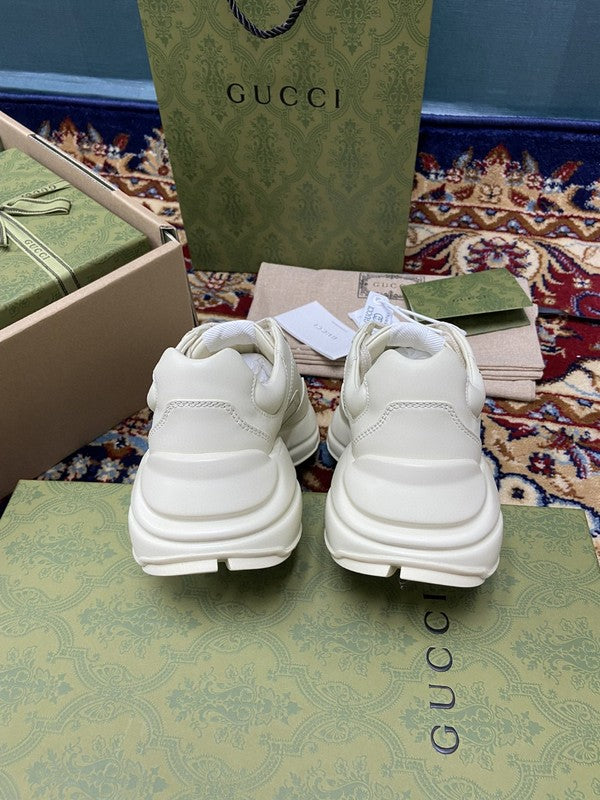 Gucci sneakers detailed view showing premium designer craftsmanship