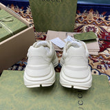 Gucci sneakers detailed view showing premium designer craftsmanship