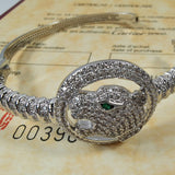Close-up detail view of Cartier unisex jewelry piece