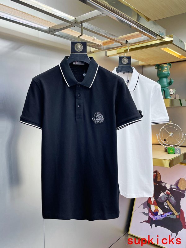 Back view of Moncler luxury clothing with logo-detail design