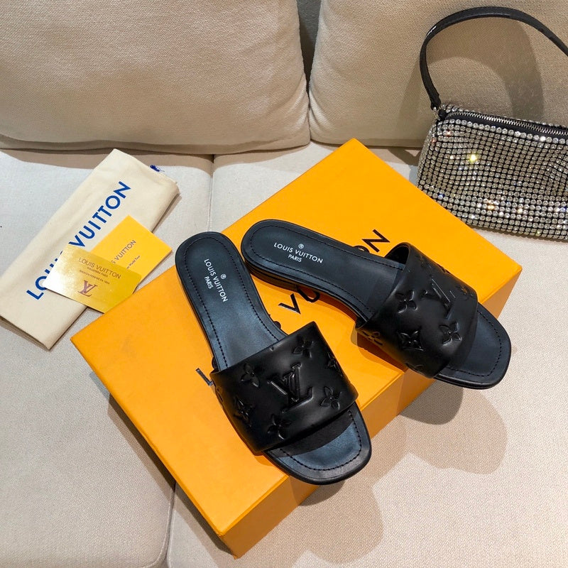 Louis Vuitton White Slingback Heels - Angled View