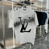 Front view of Louis Vuitton cotton t-shirt with relaxed-fit cut