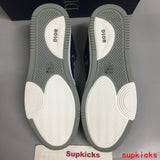 Dior Grey High-Top Sneakers - Toe Detail View