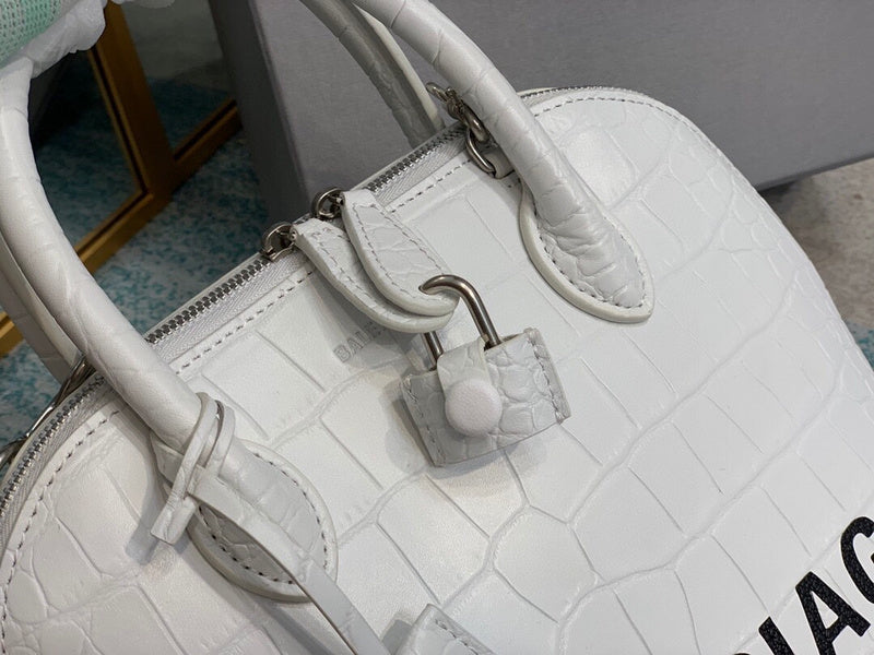 Chic Vegan Leather Handbag - Polished Finish | Women's Fashion Handbag #659 - interior view (image 6) of designer-inspired handbag