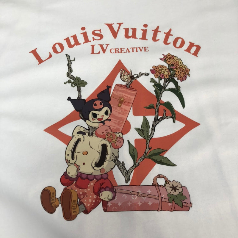 Front view of Louis Vuitton cotton t-shirt with streetwear-inspired cut