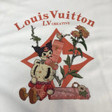 Front view of Louis Vuitton cotton t-shirt with streetwear-inspired cut