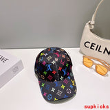 Close-up detail view of Louis Vuitton unisex cap