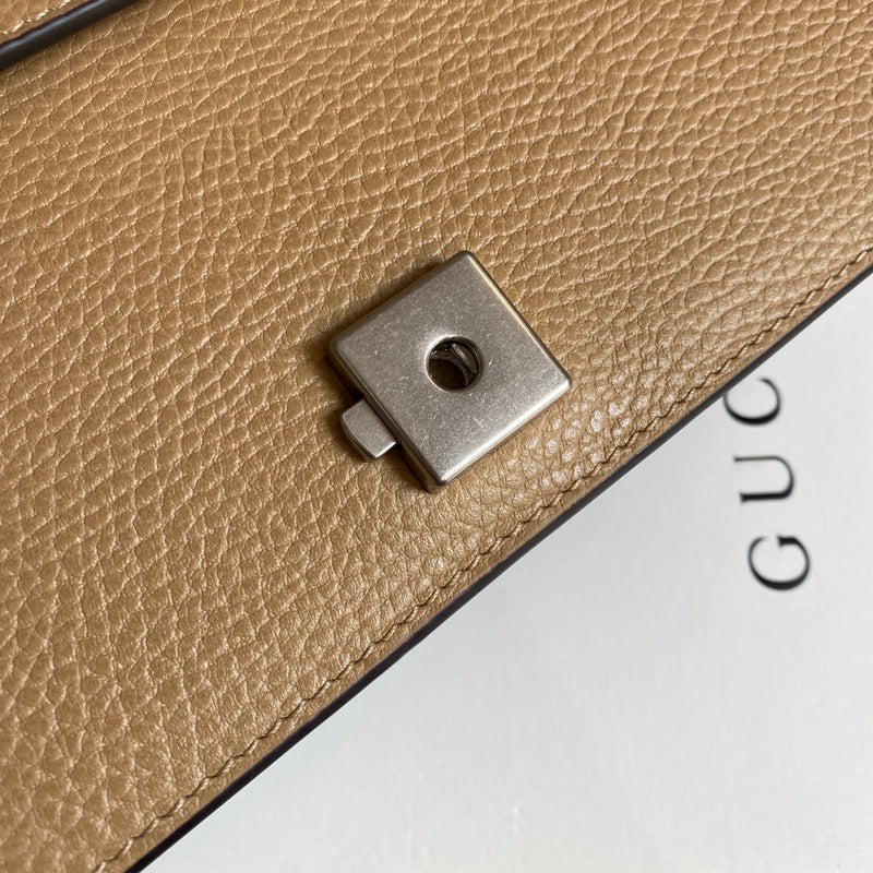 Close-up detail of modern everyday-luxe women's handbag – women's luxury accessory