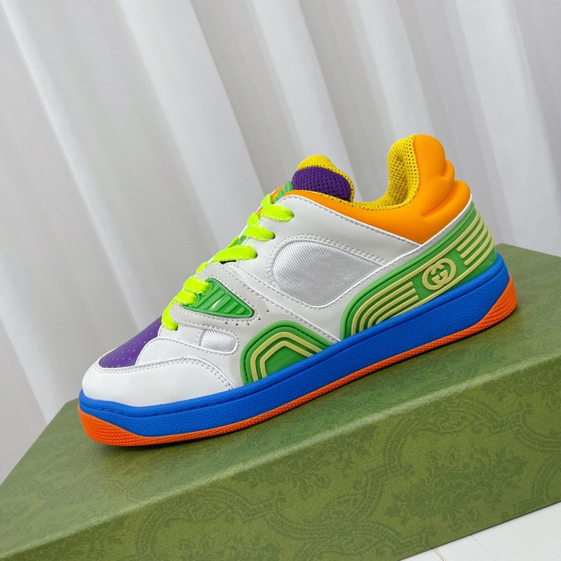 Gucci sneakers detailed view showing premium designer craftsmanship
