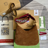 Side profile of signature refined women's handbag – women's premium purse