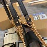 Back view of classic refined women's handbag – women's premium purse
