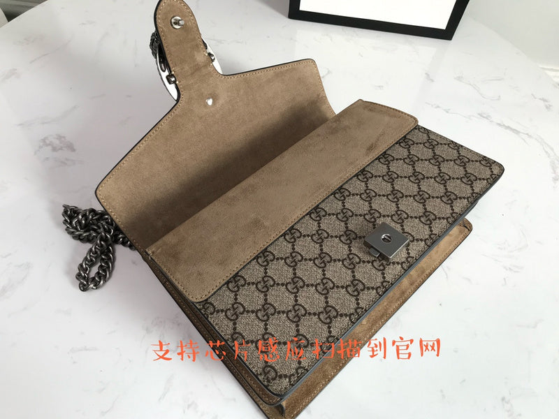 Interior view of signature classic women's handbag – women's statement bag