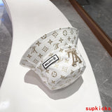 Close-up detail view of Louis Vuitton unisex cap