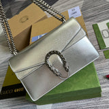Side profile of structured chic women's handbag – women's luxury accessory