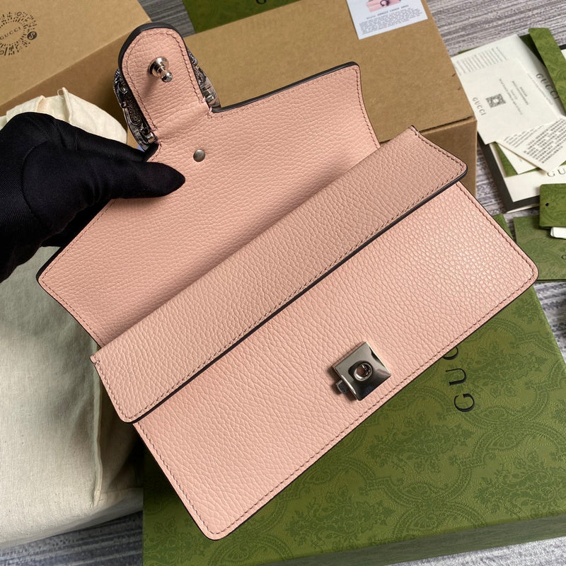 Interior view of chic signature women's handbag – women's statement bag