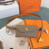 Side view of smart structured handbag