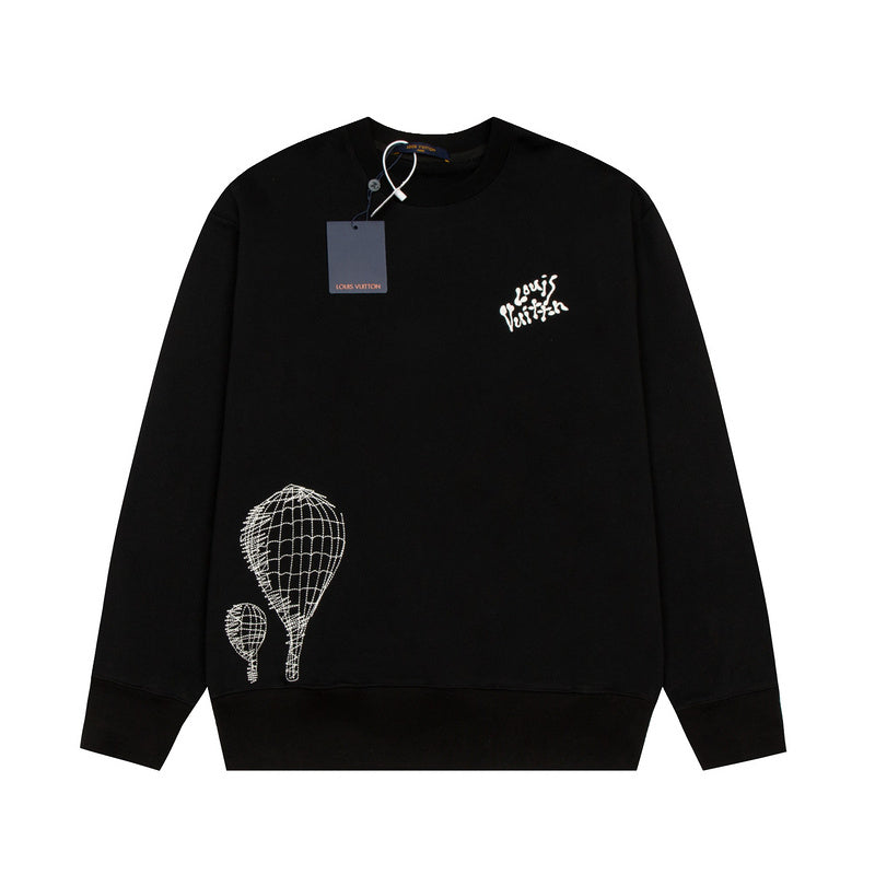 Side profile of Louis Vuitton luxury clothing with monogram-inspired silhouette