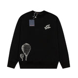 Side profile of Louis Vuitton luxury clothing with monogram-inspired silhouette