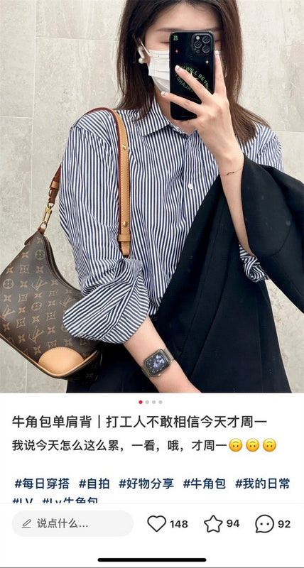  Graceful shopper bag carried on shoulder 10