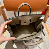 Close-up detail of graceful bag design