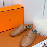 Hermes shoes Style 394 - top view showing design