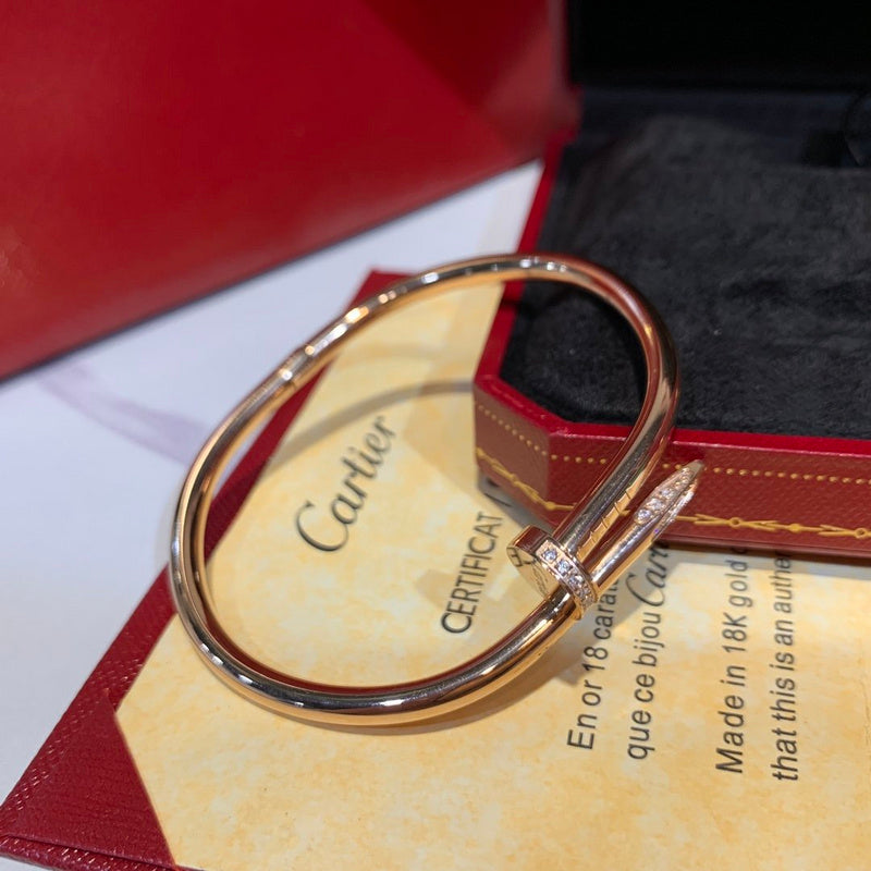 Front view of Cartier unisex jewelry piece