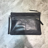 Chic Faux Leather Handbag - Understated Luxury Look | Women's Premium Handbag #179 - front view (image 1) of designer-inspired handbag