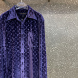 Front view of Louis Vuitton luxury clothing with everyday silhouette