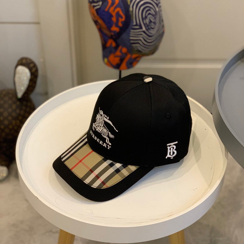 Front view of Burberry unisex cap