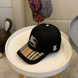 Front view of Burberry unisex cap