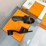 Hermes sandals Style 185 - styled lifestyle view
