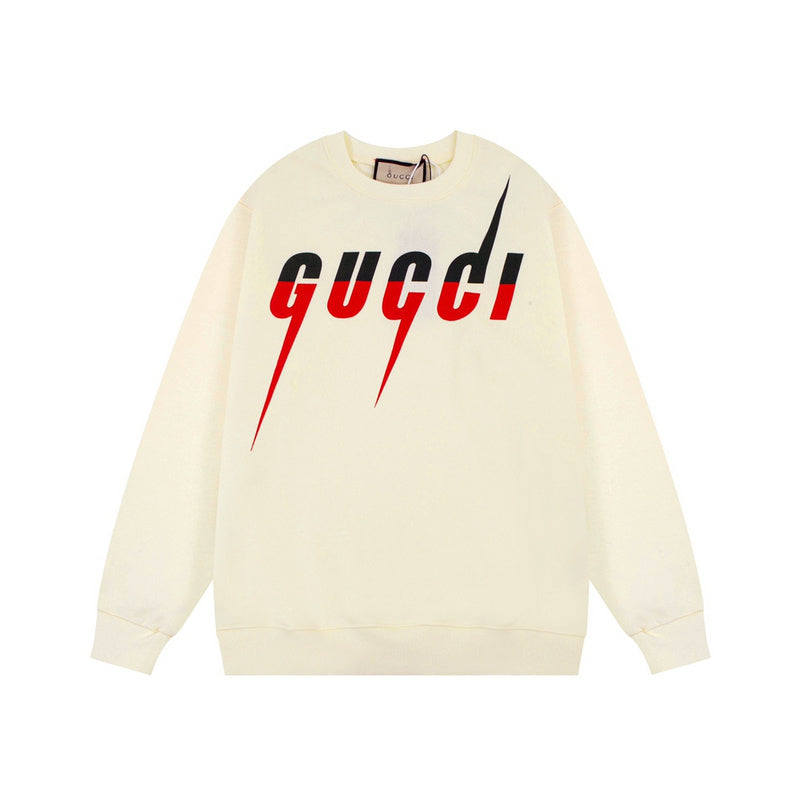 Back view of Gucci luxury clothing with relaxed-fit cut