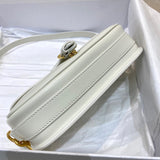 Back view of refined chic women's handbag – women's designer-style accessory