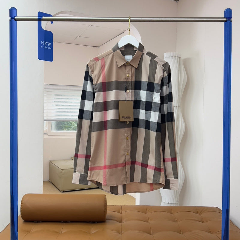 Burberry clothing close-up — premium authentic designer style