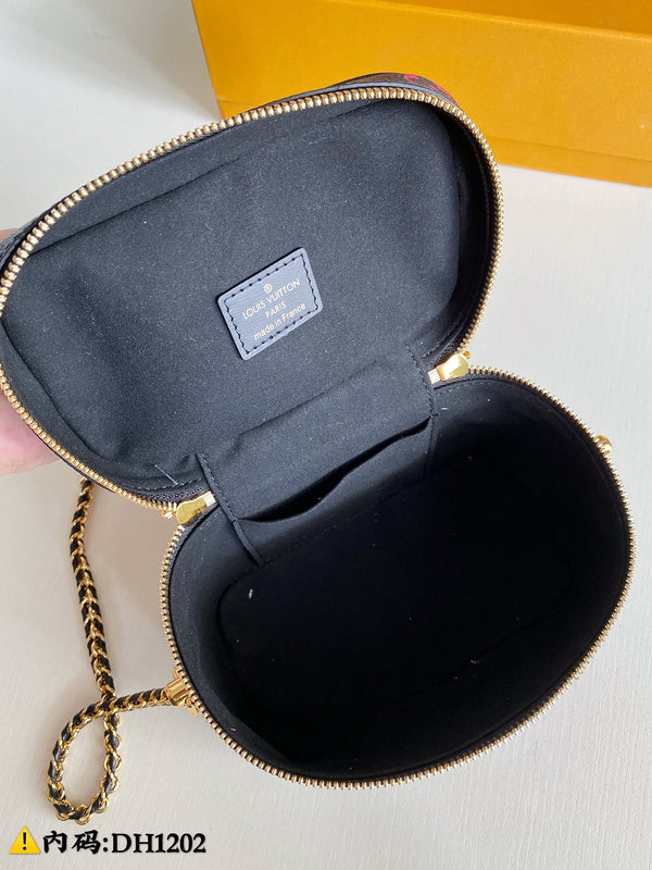 Side profile of structured sleek women's handbag – women's luxury handbag